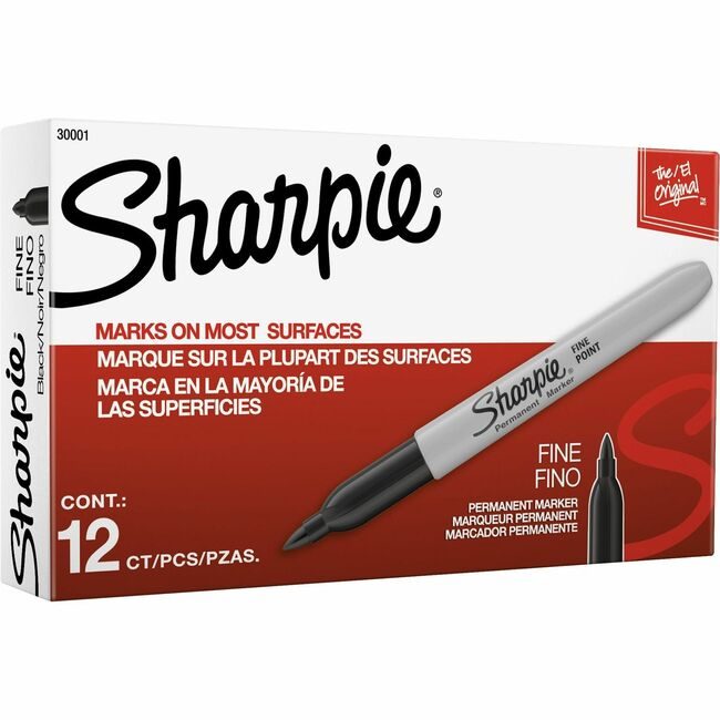 Sharpie / Expo / Prismacolor / Sanford Newell Brands / Sanford Sharpie / Expo / Prismacolor / Marker Fine Black SAN30001B