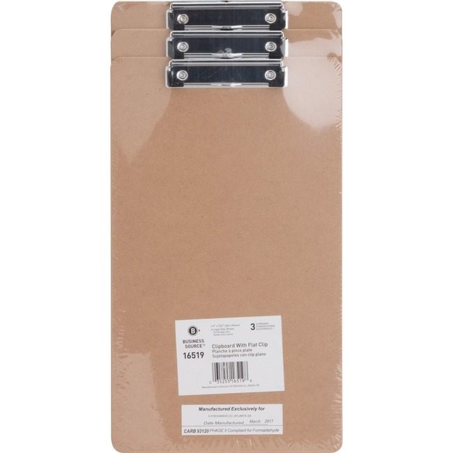 Business Source Clipboard Flt Legal 3 Pack BSN16519