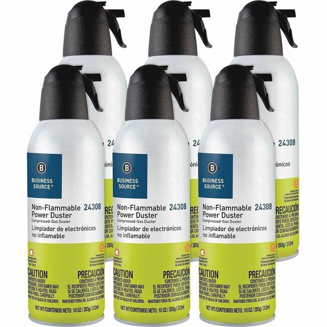 Business Source Cleaner Air Duster 10OZ 6 Pack BSN24310