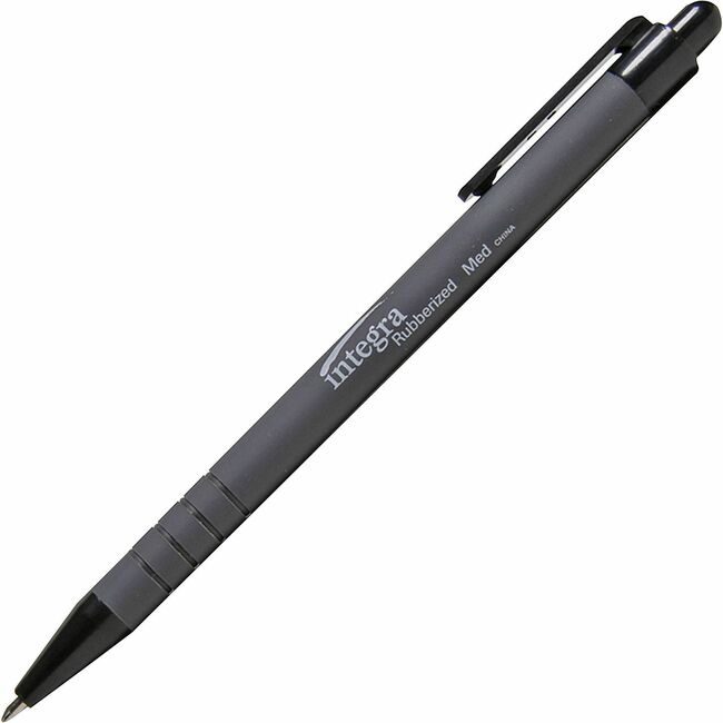 Integra Pen Rubber Brl Rt Bp Medium Black ITA30031