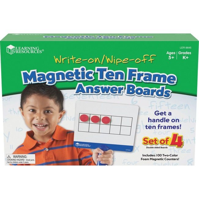 Learning Resources Board Magntc Write&Wipe 2SD LRNLER6645