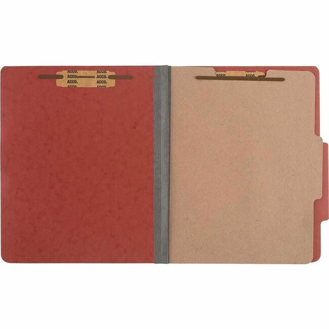 ACCO Brands Folder Psbd Letter 1DIV Fas Red ACC15034