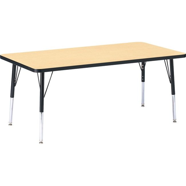 Jonti-Craft, Inc. Table Rectangle 30X60 Mp/Bk JNT6408JCE011
