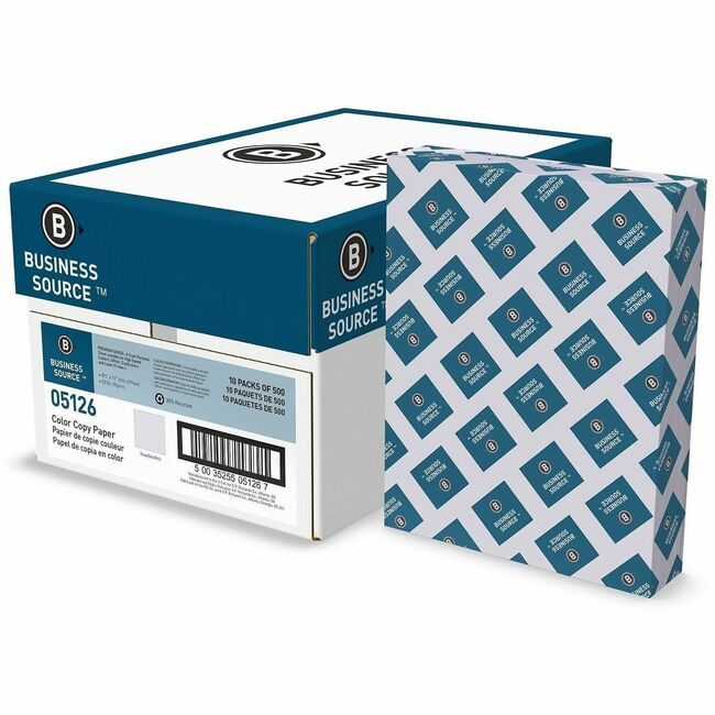 Business Source Paper 8.5X11 20LB Gray BSN05126