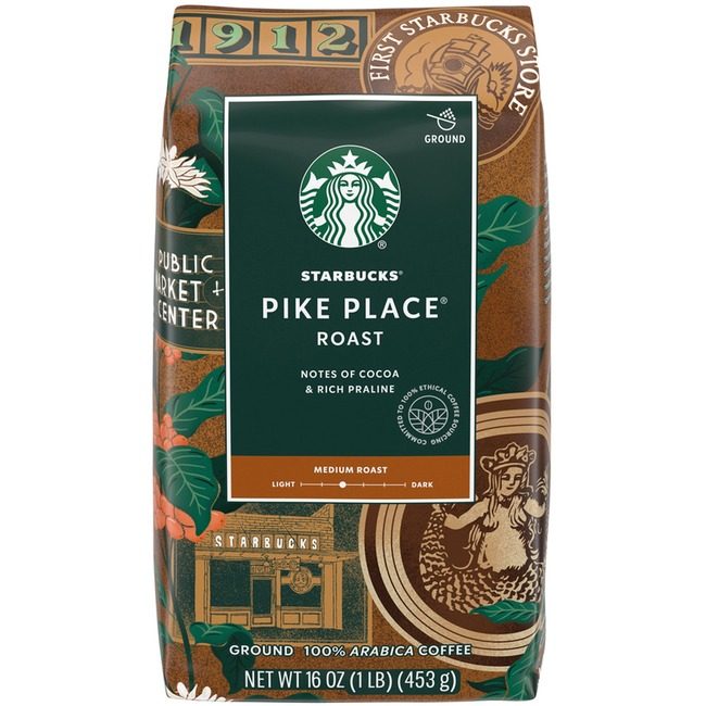 Seattle's Best Coffee Starbucks Coffee Company Seattle's Best Pike Place Roast 1# SBK12411954