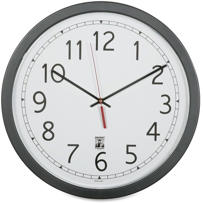 Varies / verify SKU SKU-LEVEL VERIFICATION REQUIRED Clock Wall Selfset 16.5" Black NSN6238825