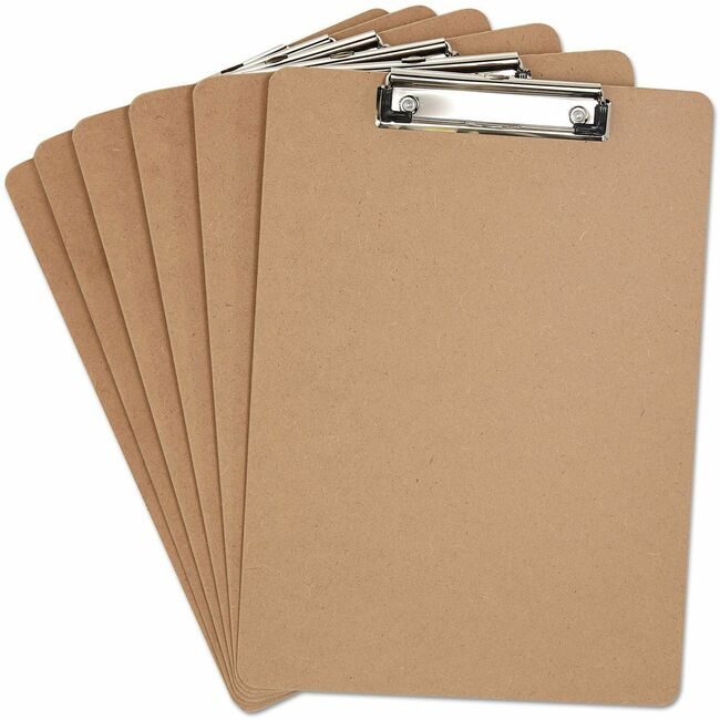 Universal Office Products Clipboard Letter 6/PK Br UNV05562
