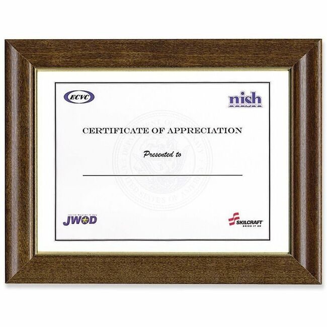 Varies / verify SKU SKU-LEVEL VERIFICATION REQUIRED Frame Picture 8.5X11 Walnut NSN2820631