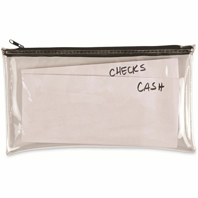 Universal Office Products Wallet Zippered 2 Pack Cl/Bl UNV69026