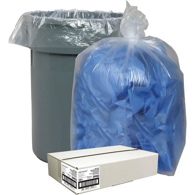 Nature Saver Bags RECYCLED TRASH 55GAL NAT29902