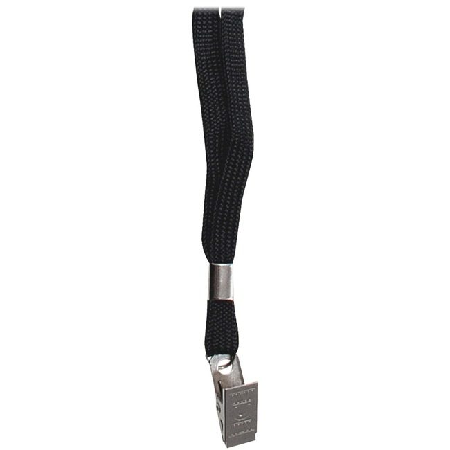 Advantus Corporation Badge Neck Lanyard 24/BX Black AVT75401