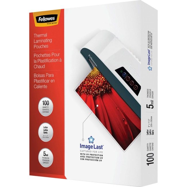 Fellowes Brands Pouch Lam Letter 5MIL 100 Pack FEL52040
