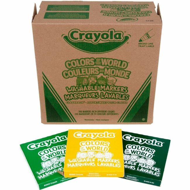 Crayola LLC Marker Ucw Cotw 240 Count CYO588228