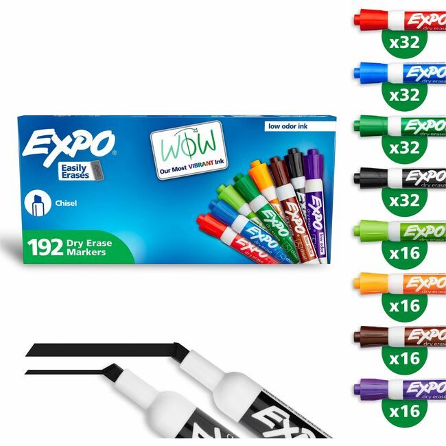 Sharpie / Expo / Prismacolor / Sanford Newell Brands / Sanford Sharpie / Expo / Prismacolor / Marker Fine Assorted 192 Count SAN2003995A