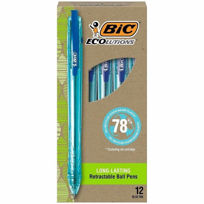 BIC Corporation Pens Ecolution Dzblue BICBPRR11BE