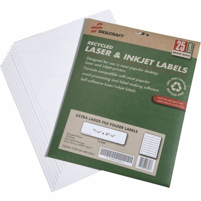 Varies / verify SKU SKU-LEVEL VERIFICATION REQUIRED Label File Rcy 15/16X3-7/16 NSN5789297