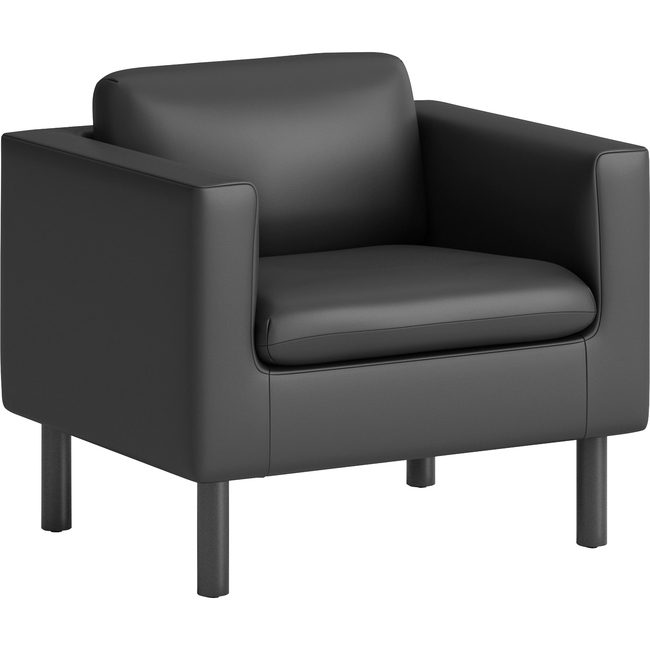 The HON Company Chair Lounge Fabric Black HONVP3LCHRBLK