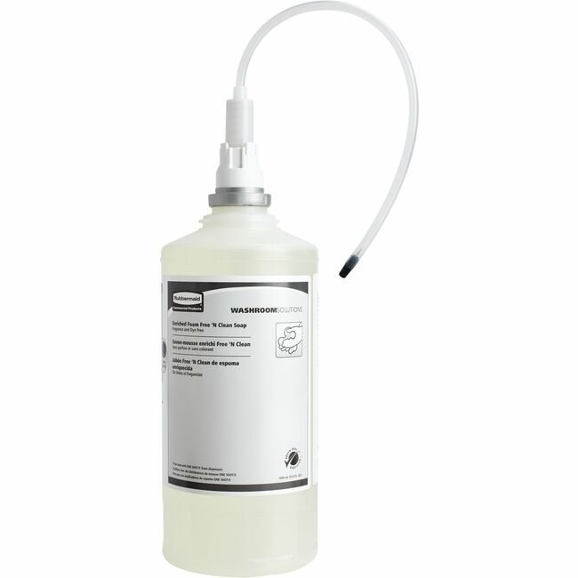 Rubbermaid Commercial Products Soap Foam 1-SHOT 1600ML Clear RCPFG750390