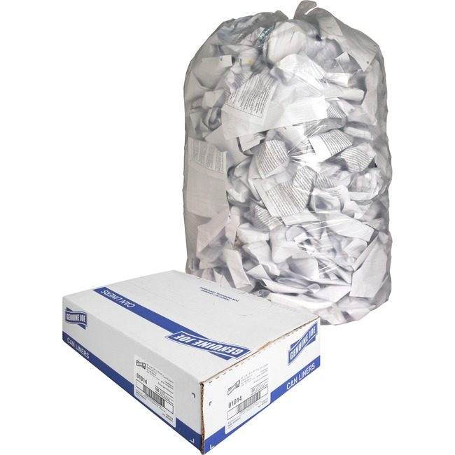 Genuine Joe Liner Ld 38X58 60G .8ML Clear GJO01014