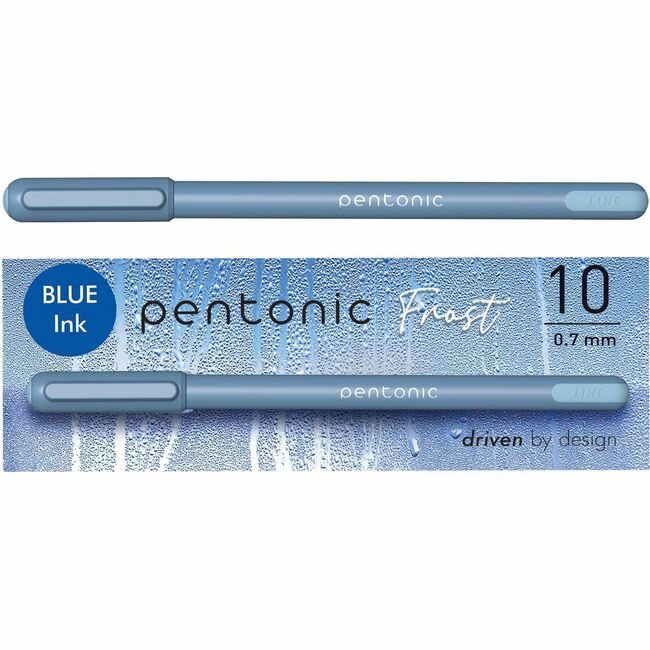 TOPS Products Pentonic Pen Frost 0.7MM Be 10/BX PNTPEN13085