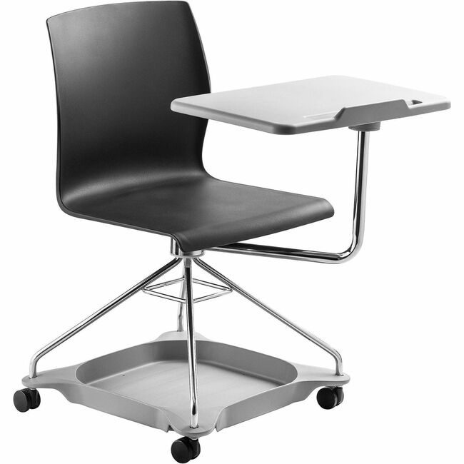 National Public Seating Chair Mobile Tab Arm Black NPSCOGO10