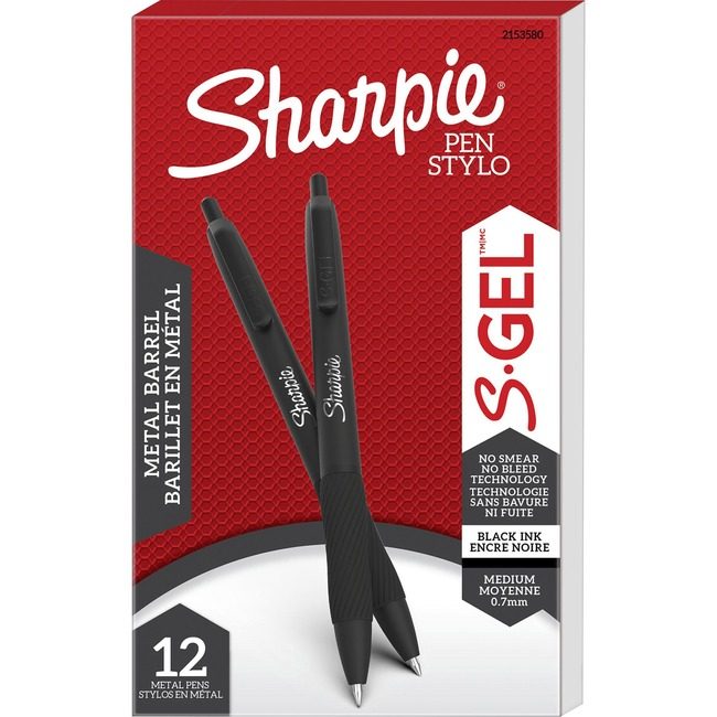 Sharpie / Expo / Prismacolor / Sanford Newell Brands / Sanford Sharpie / Expo / Prismacolor / Pen S-Gel Blackmtl 0.7 SAN2153580