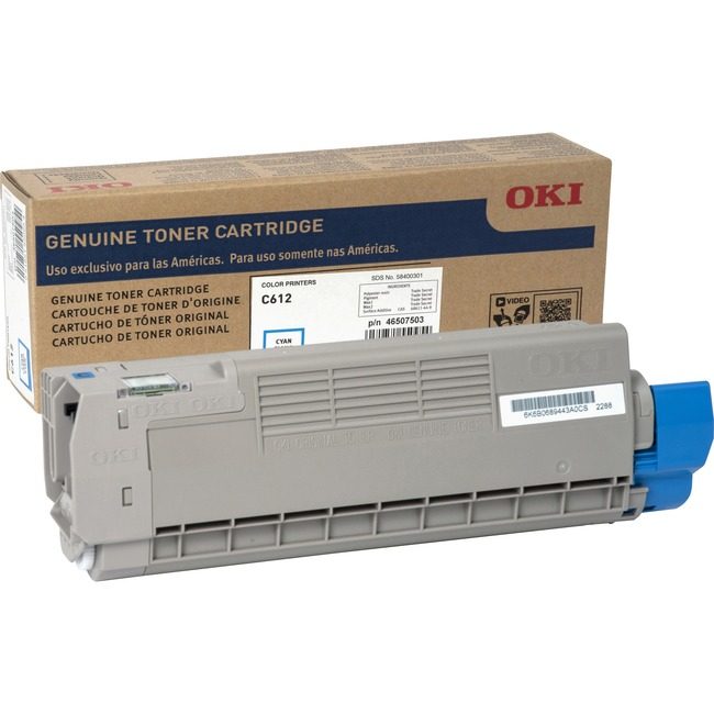 OKI Data Toner C612 6K CYAN OKI46507503