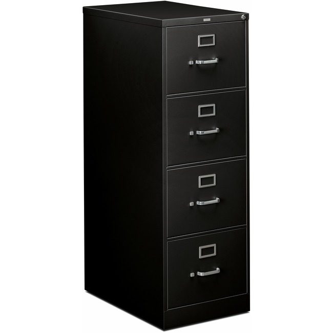 The HON Company File Legal 4DRW W/Lock Black HON314CP-P