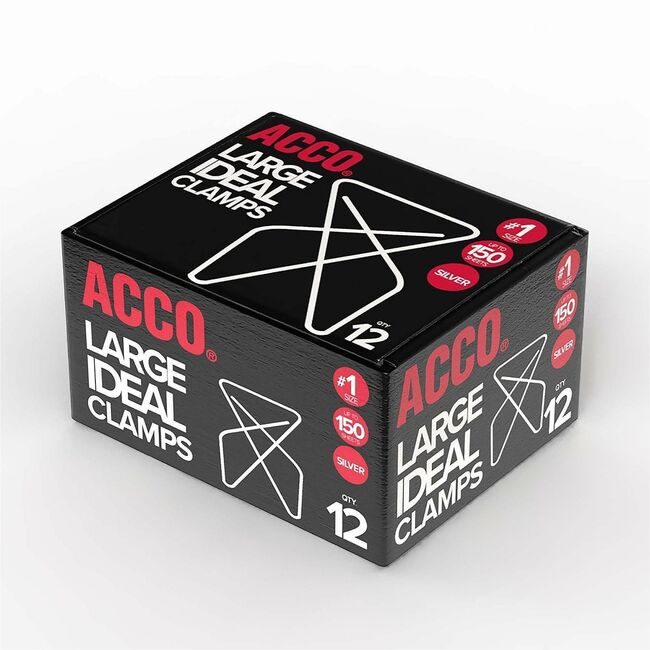 ACCO Brands Clamps Ideal Butterfly Large ACC72610