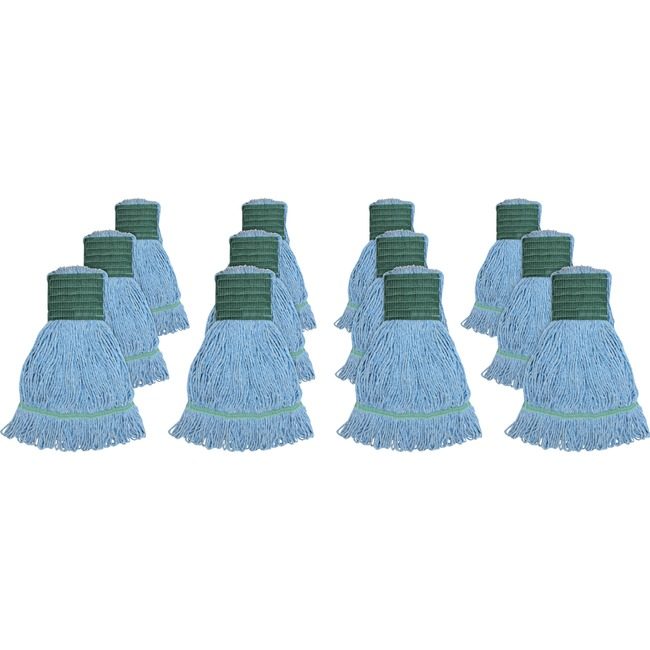 Genuine Joe Mop Medium Rayon Cotton Blue GJOMBL5BCT