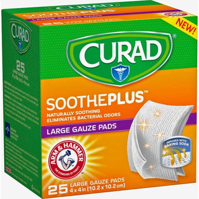 Medline Industries Pad Gauze Arm&Hmr 4X4 25 Count MIICUR204425AH
