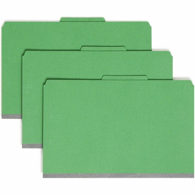 Smead Manufacturing Co. Folder Classf Large 2PKTDIV Green SMD19083