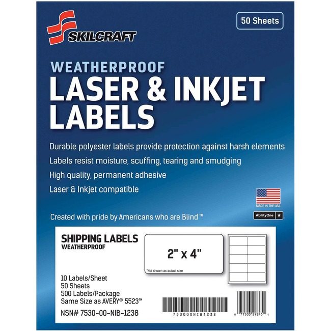 Varies / verify SKU SKU-LEVEL VERIFICATION REQUIRED Label Weath 2X4 White NSN6736220