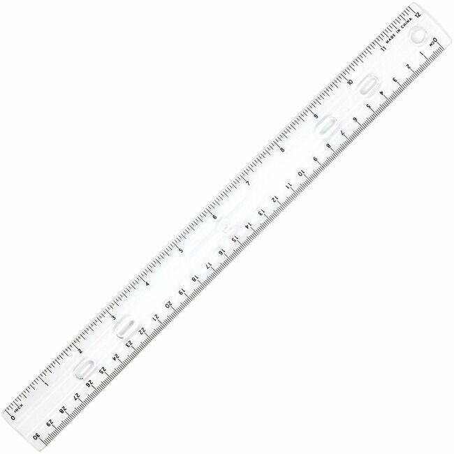 Sparco Ruler Plastic Standard 12" SPR01488