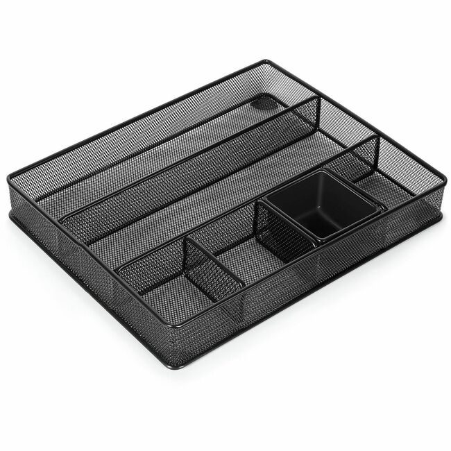 Lorell Organizer Drawer Mesh Black LLR84136