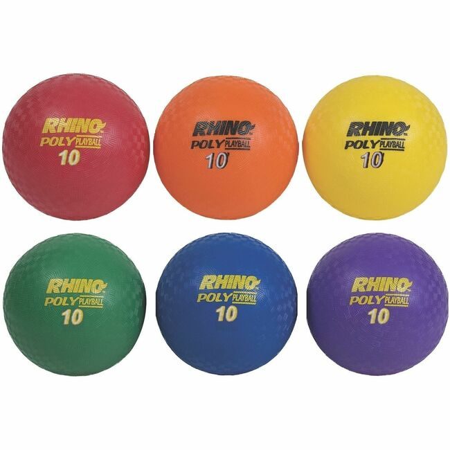 Champion Sports Ball Rhino Pg 10" Assorted CSIPX10SET