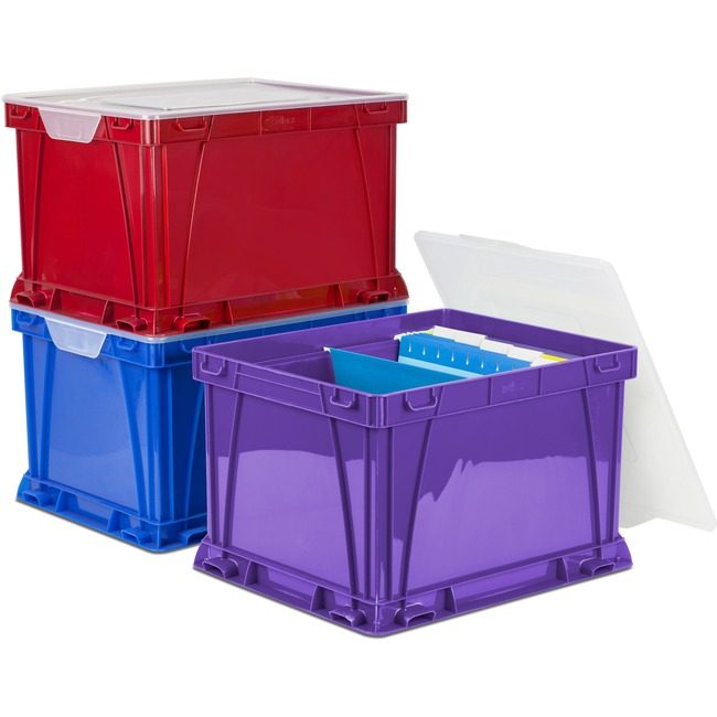 Storex Bin Storage Cubie 3PC STX62012U03C