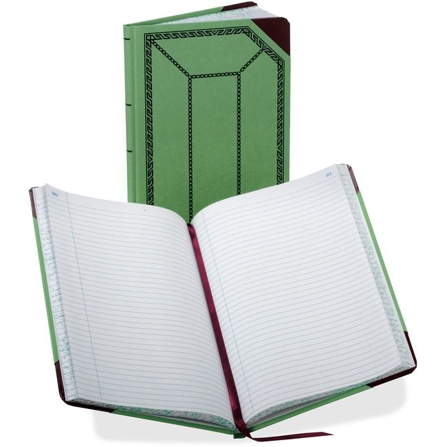Boorum & Pease Book Rcrd 12.5X8 Green BOR6718500R
