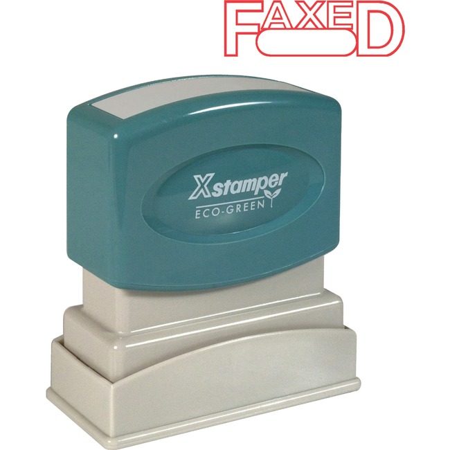 Shachihata / Xstamper Stamp Pre-Inked Faxed Red XST1350
