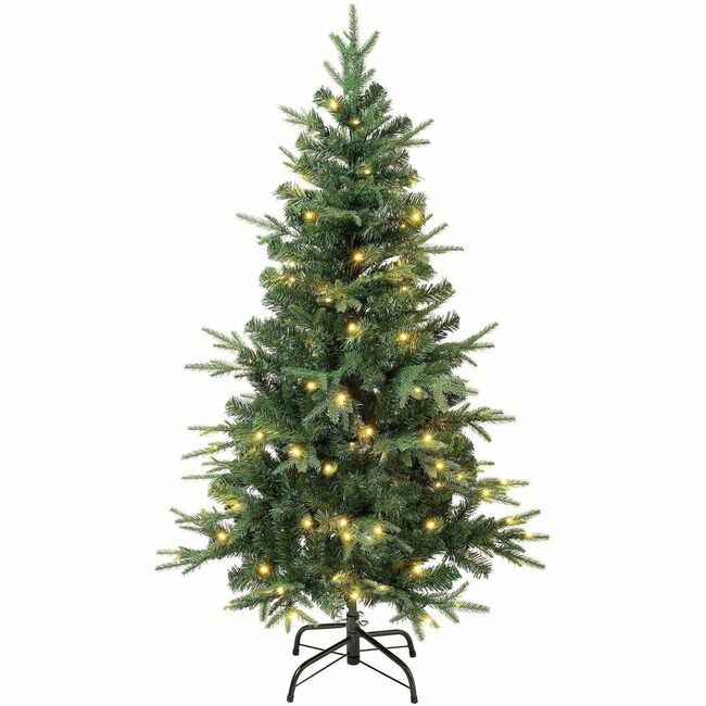 National Tree Company Duxburymixed Led 4.5FT NLT729083232398