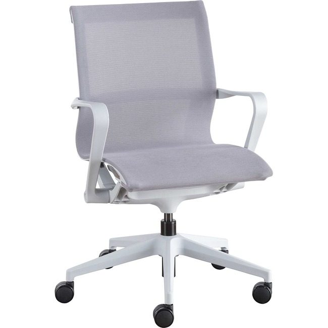 Lorell Chair Mid Back Mesh Gray LLR40207