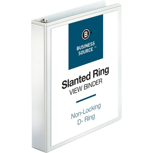 Business Source Binder D-Ring 1-1/2IN We BSN28441