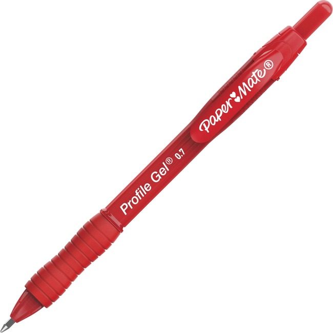Newell Brands Paper Mate Pen Gel Profile .7 Red Dz PAP2095463