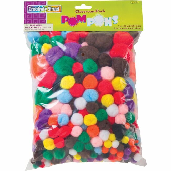 Pacon Corporation Pompoms Clssrm Pk Assorted 300PC PACAC8150-01