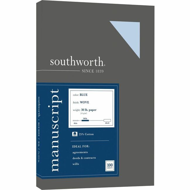 Southworth Manuscript Blue SOU41SM