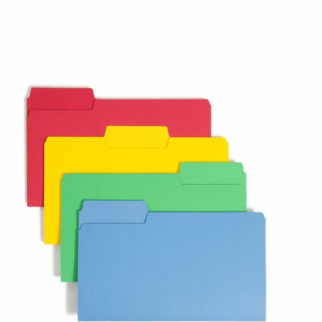 Smead Manufacturing Co. Folder File Suprtab Legal Assorted SMD15410