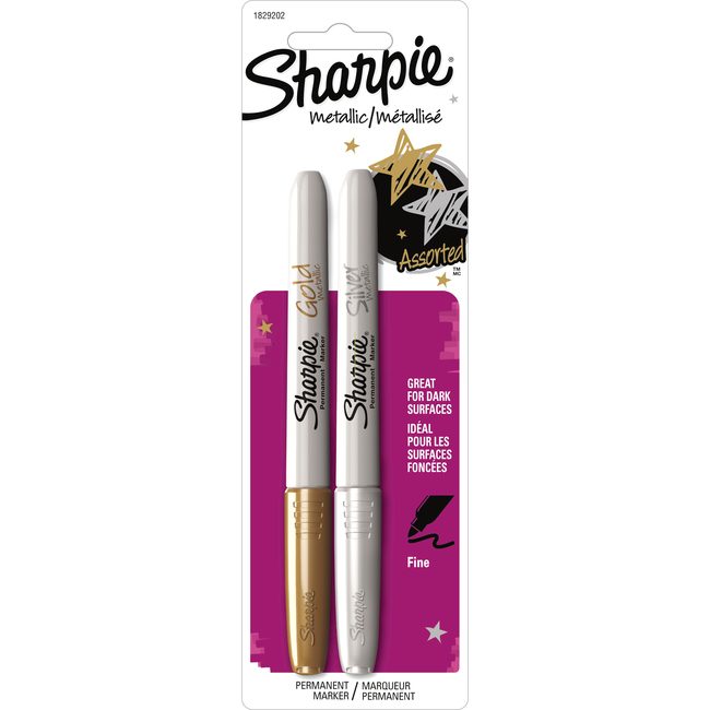 Sharpie / Expo / Prismacolor / Sanford Newell Brands / Sanford Sharpie / Expo / Prismacolor / Marker Metallic 2 Pack SAN1829202