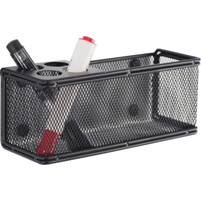 Safco Products Holder Onyx Marker W Basket SAF3612BL