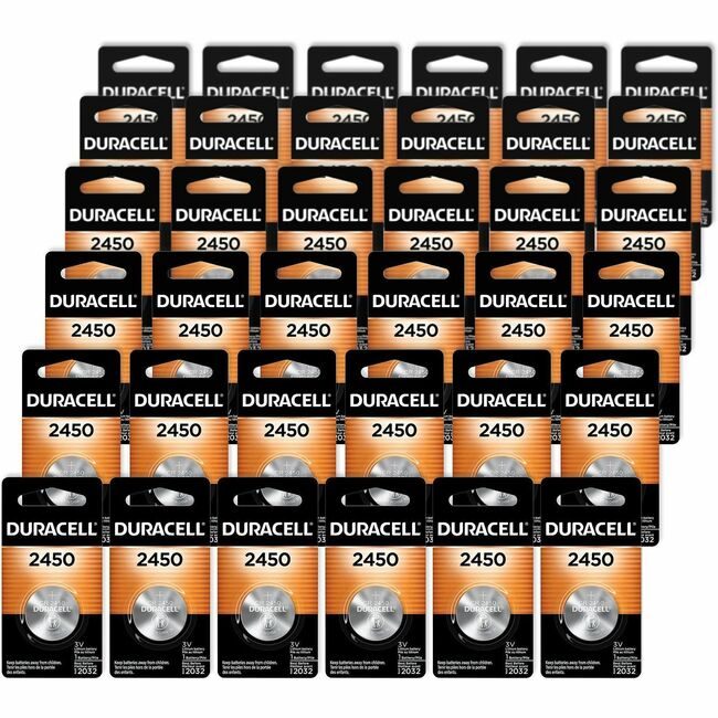 Duracell Battery Lith Coin 2450 DURDL2450BPKCT