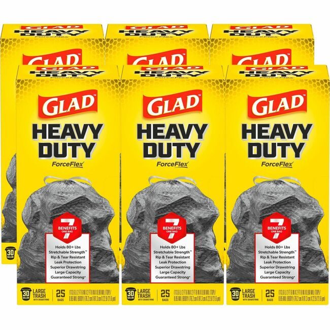 CloroxPro / Clorox The Clorox Company CloroxPro / Bags Frceflx 30GAL 25 Count Black CLO70359CT